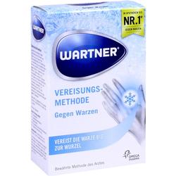 Eine Packung Wartner, ein Mittel zur Entfernung von Warzen durch Vereisung.